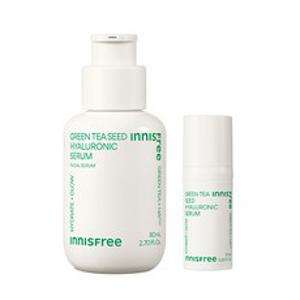 이니스프리 그린티 씨드 히알루론산 세럼 80ml + 10ml 세트, 1세트