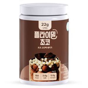 플라이밀 단백질 쉐이크 초코라떼 대용량, 630g, 1개