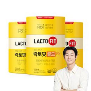 종근당건강 락토핏 골드, 160g, 3개