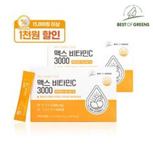 베스트오브그린 고함량 맥스 비타민C 3000 3g x 90포, 270g, 2개