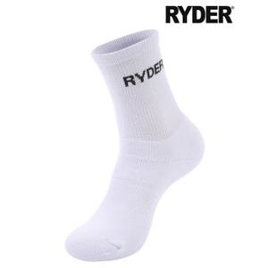 라이더 배드민턴 국대 양말 RYDER 로고 화이트 RS-SOCKS-5 남성 여성 테크니스트 가성비 갑