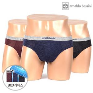 [아날도바시니] 쿨아이스 주니어 브리프 중학생 삼각팬티 3매set