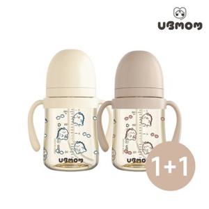 [어깨끈스트랩 증정]유비맘 PPSU 2024년 용띠 에디션 뇽뇽이 빨대컵 200ml 1+1