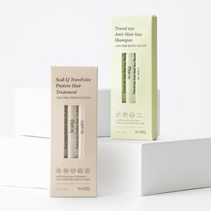 [스칼큐] 여행용 일회용 샴푸+트리트먼트 10ml 5개입 세트