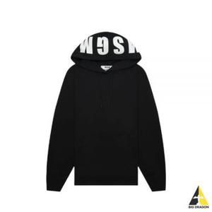 MSGM 엠에스지엠 24 맥시 로고 후드 티셔츠 (2000MDM535 200000 99) 53126928