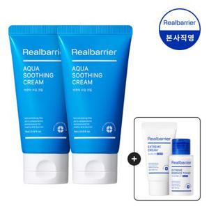 [1+1] 아쿠아 수딩 크림 75ml(tube) [GIFT] 크림 25ml + 토너30 ml