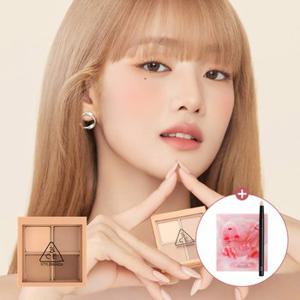 3CE MINI MULTI EYE COLOR PALETTE 미니 멀티 아이 팔레트 [증정] 달달구리 스티커+아이포인트 브러쉬 블랙