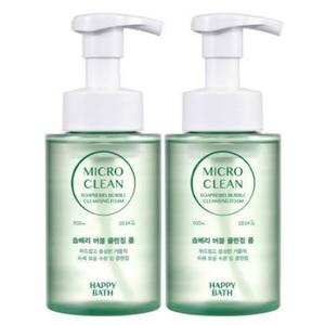 해피바스 마이크로미셀라 솝베리 버블폼 300ml x 2개