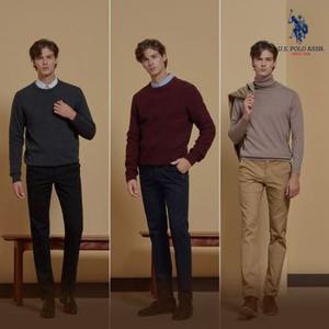 [U.S. POLO ASSN.] 화이트라벨 코튼 팬츠 남성