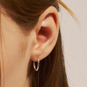 [헤어핀증정~10.13][정은채 착용][sv925] oval one-touch earring