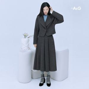 [The AtG] 더엣지 24FW 울혼방 플리츠 스커트