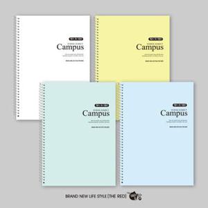 [꿈드림22] 캠퍼스노트 campus A4 무선연습장 무지연습장 줄없는노트 70매 4color 4.0