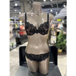 [AK PLAZA][원더브라]23S/S 시스루 블랙 풀커버리지 브라SET(BR/PT3I21T-BK)