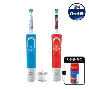 Oral-B 어린이용 전동칫솔 D100k (겨울왕국/스파이더맨) + 카즈 양치...