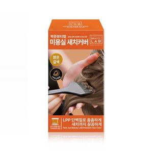 뷰티랩 미용실 새치커버 염색약 밝은갈색 120g