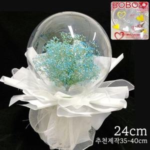 PVC 플라워 투명포장 풍선24cm 50개입x1봉 (WE8F17D)