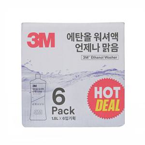 3M 언제나 맑음 워셔액 1.8L 6입