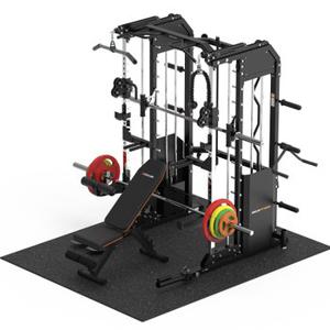 스미스머신 6822SM 풀세트 가정용 홈짐 헬스기구 멀티랙 파워랙 듀얼풀리 120kg 블럭 포함