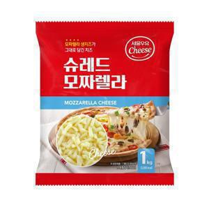 슈레드 모짜렐라치즈 1kg(개봉 후 냉동보관)