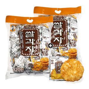 미왕 눈꽃허니 쌀과자 920g (대용량) x 2봉