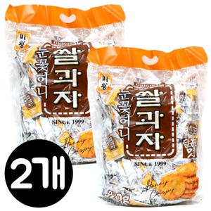 미왕 눈꽃허니쌀과자 920g x 2개/스낵/간식/조청유과