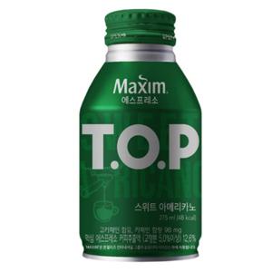 20개 동서 맥심 티오피 스위트아메리카노 275ml 자판기 캔커피 티오피275  티오피캔커피 학교간식 티오피캔