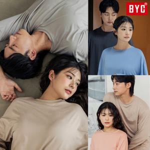 (10%쿠폰) BYC외 커플 잠옷 세트 피치 기모 가을 겨울 수면 극세사 파자마 홈웨어 바지 남성 여성 빅사이즈