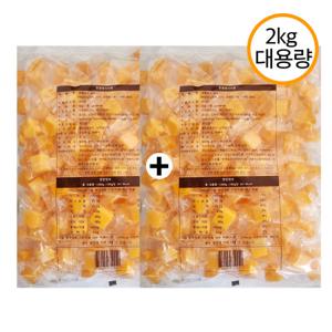 삼부자 애플 망고 생망고 큐브망고젤리 행사가 벌크형 1+1 총2kg