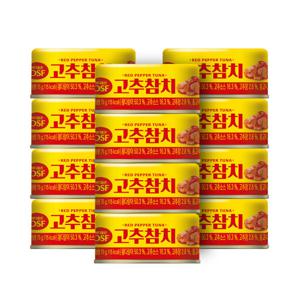 오뚜기SF 바다품은OSF 고추 참치 100g x 12개 / 통조림 참치캔 오뚜기참치