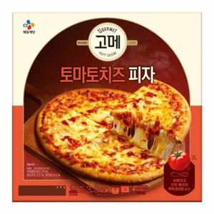 CJ 고메 토마토치즈 피자 345g 냉동피자 치즈피자 홈파티음식 간편한간식 맛있는간식 간단한요리 아이들간