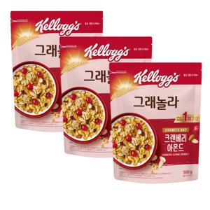 크랜베리 아몬드 그래놀라 500g 3개