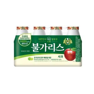 남양 자연의 시작 불가리스 사과 150mL x 4입 유산균 건강식 디저트 탕비실 간편식 아침대용 1세트