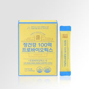 장건강 100억 프로바이오틱스 보장균수 100억 유산균 건강기능식품 2g x 30포