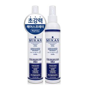 무칸 홀딩 하드 헤어스프레이250ml x2개 올리브영매장 인기헤어스프레이