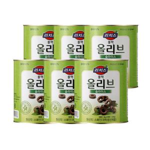 리치스 블랙 올리브 슬라이스 3kg 6개