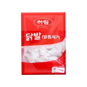 (신선집중) 하림 닭발 발톱제거 1kg 2봉 뼈있는 닭발