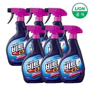 라이온 비트 O2 강력얼룩제거제 스프레이 500ml X 6개