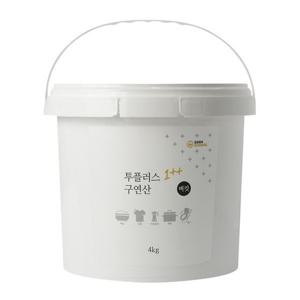 투플러스 구연산 대용량 4kg 버킷