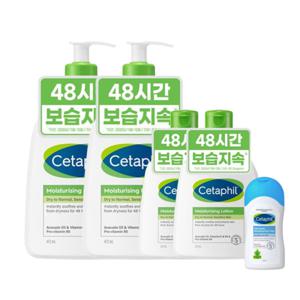 세타필 대용량 로션 473ml x 2개 + 세타필 휴대용 로션 237ml x 2개 + 바디워시 50ml 추가증정