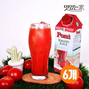 포미 착즙 100 첨가물 없는 이탈리아산 토마토주스 750ml x 6개