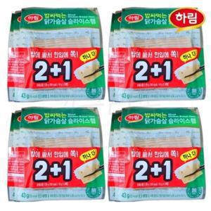 하림 밥싸먹는 닭가슴살 슬라이스햄 43g x 12개