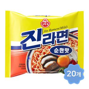 오뚜기 진라면 순한맛 120g 20개