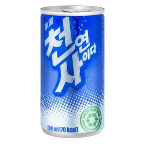 천연사이다 업소용 190ml 30캔/음료수/캔음료/탄산음료