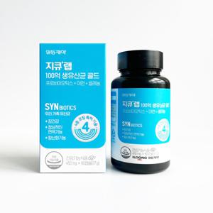 지큐랩 100억 생유산균 골드 500mg x 60캡슐 (리뉴얼제품)-