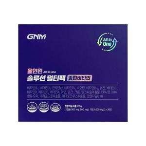 GNM자연의품격 올인원 솔루션 멀티팩 종합비타민 2400mg x 30포 / 써클