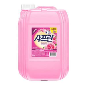 샤프란 핑크 센세이션 대용량 말통 로즈향 20L 섬유유연제