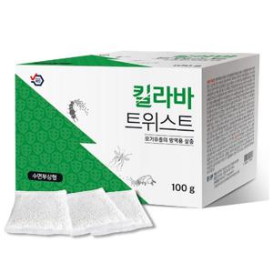 모스퀴론유제 100g 모기유충구제제 모기유충구제 킬라바트위스트100g 으로 제품명 변경 및 리뉴얼