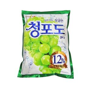 롯데 청포도 캔디 대용량 1445g x1개 업소용 무