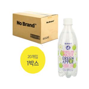 노브랜드 스파클링 그린애플 500ml 20입(1박스)