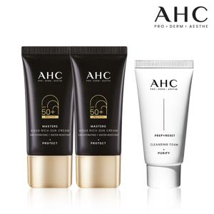 [GS인기]AHC 마스터즈 선크림듀오+클렌징폼 30ml